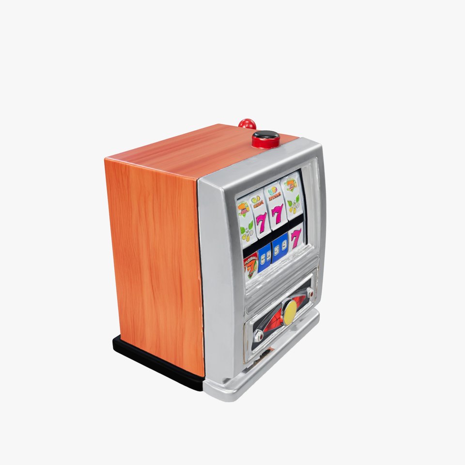 Retro Slot Machine D Model Pack